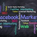 facebook, social media, chalk blackboard
