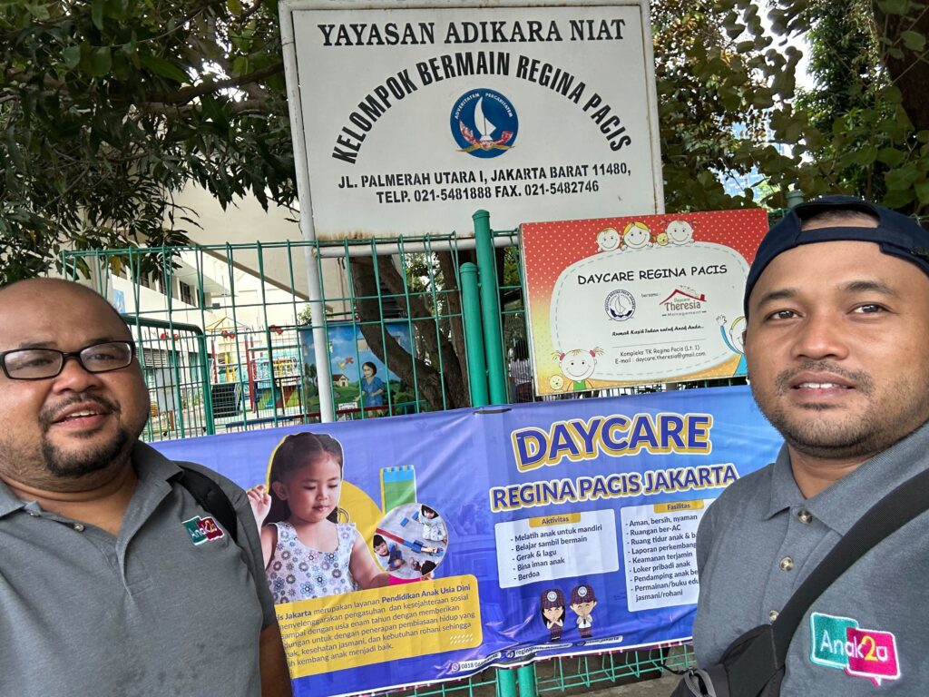 Pasukan Anak2U Indonesia sistem untuk daycarem tk, paud di Tadika Little Steps Montessori Bekasi