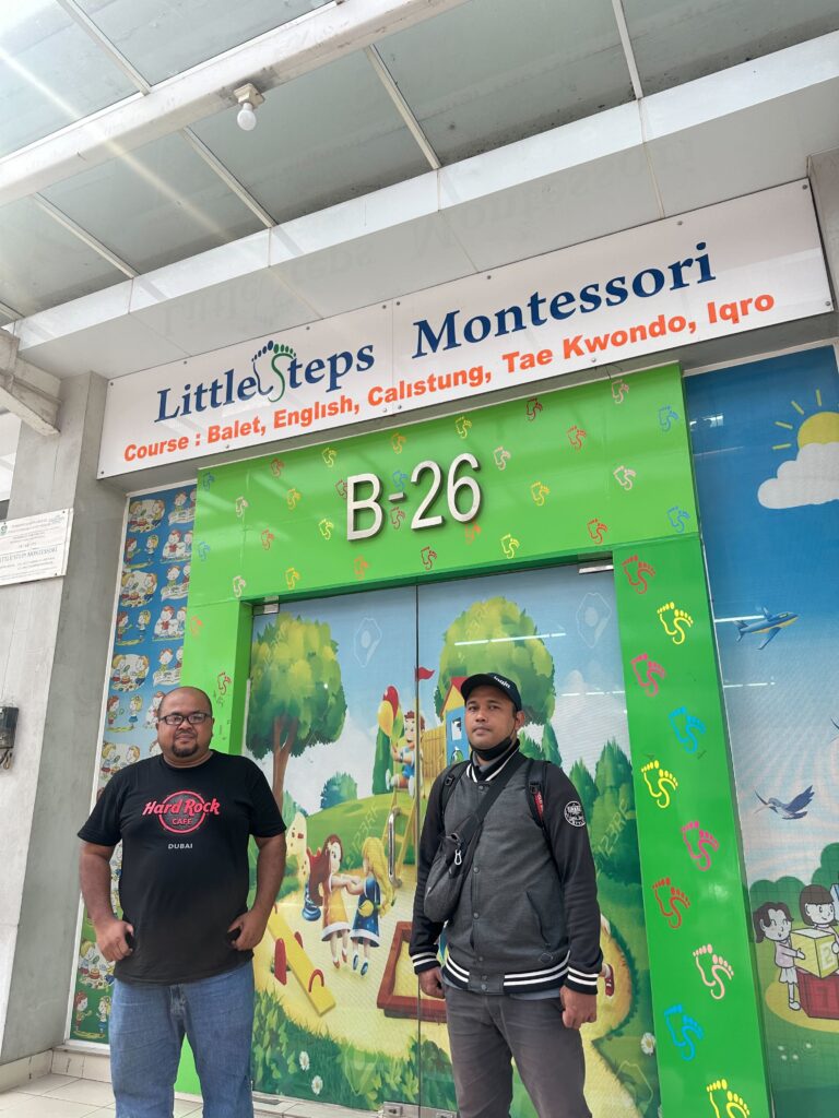 Pasukan Anak2U Indonesia sistem untuk daycarem tk, paud di Tadika Little Steps Montessori Bekasi